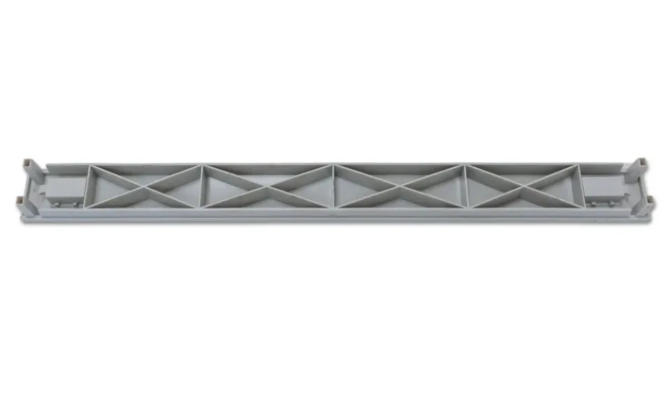XtendLan 1U záslepka 19", šedá, zaklapávací, plast