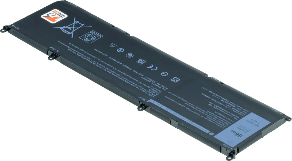 Baterie T6 Power Dell Precision 5550, 5560, XPS 9500, 9510, G5 5515, 7200mAh, 86Wh, 6cell, Li-pol