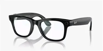Meta Ray-Ban Wayfarer, AI brýle, Shiny Black, Clear