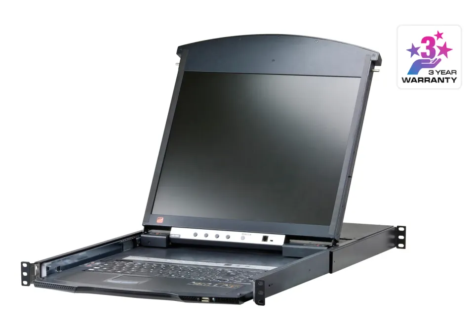 ATEN KVM switch KL-1508AIM 8PC KVM 17"LCD CAT5, Over the NET
