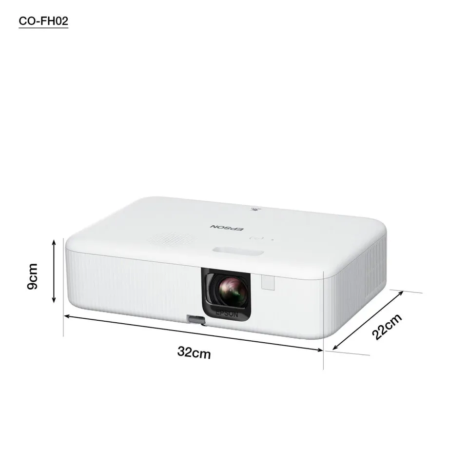 EPSON 3LCD/3chip projektor CO-FH02 1920x1080 FHD/3000 ANSI/HDMI/5W Repro/Android