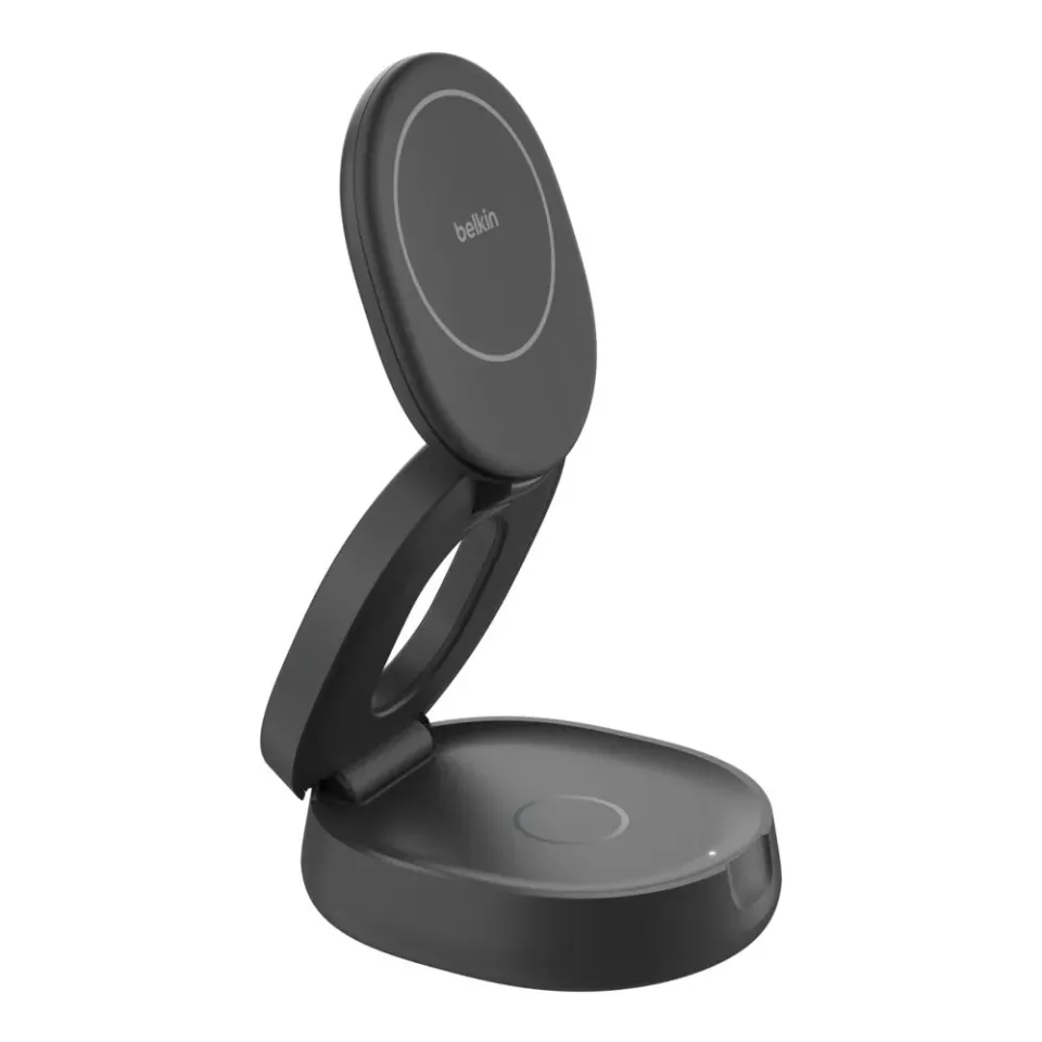Belkin BOOST CHARGE Qi2 15W 2v1 Magnetická skládací nabíječka pro iPhone/Apple W (WIZ035kqBK)