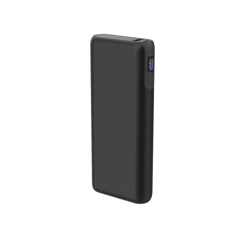 Platinet Powerbanka 20000 mAh 65W Power Delivery, 2x USB-C, 1xUSB-A, kabel USB-C 1m, černá
