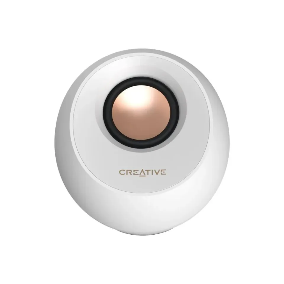Creative repro Pebble Pro - mobilní reproduktor - bílý