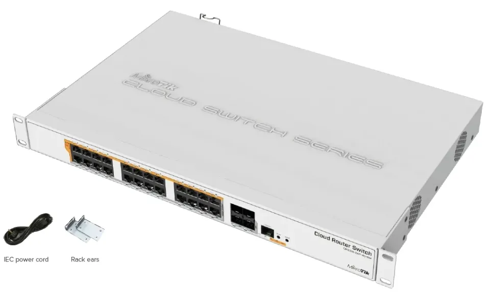 MIKROTIK Cloud Router Switch CRS328-24P-4S+RM, PoE switch, 500W