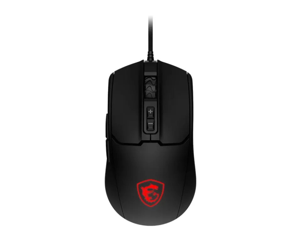 MSI herní myš FORGE GM100/ drátová/ 6.400 dpi/ RGB podsvícení/ 7 tlačítek/ USB