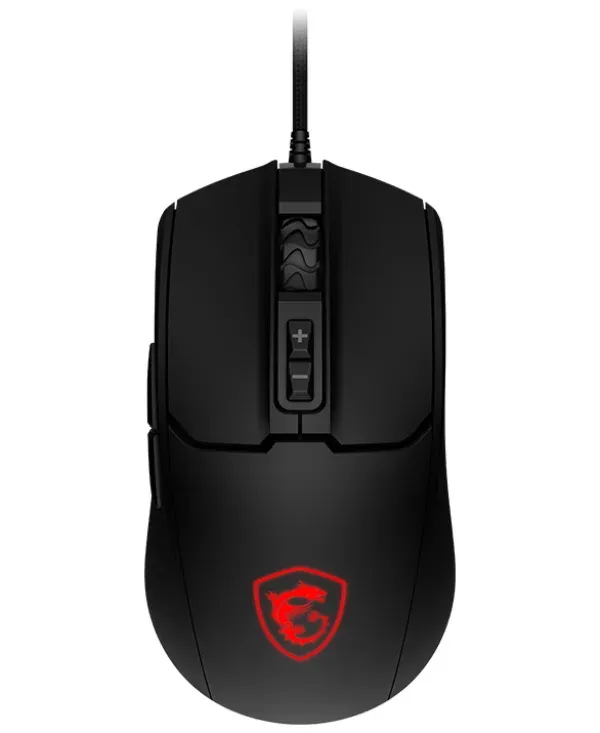 MSI herní myš FORGE GM100/ drátová/ 6.400 dpi/ RGB podsvícení/ 7 tlačítek/ USB