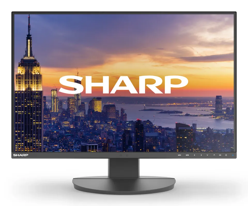 SHARP MT 24" MultiSync EA242W-BK, IPS TFT, 1920x1200, 300nit, 1000:1, 6ms, DP, DVI-D, HDMI, USB, Repro, Černý