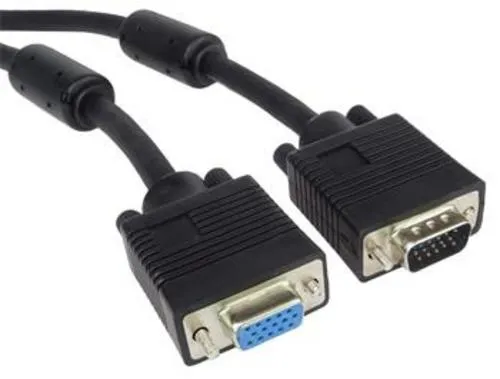 KABEL prodlužovací VGA 15M-15F, 1.8m stíněný/feritová jádra
