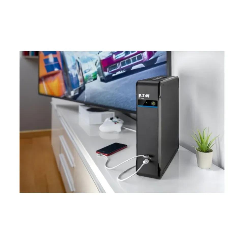 Eaton 3P Ellipse UPS USB IEC, 1300VA, 840W, Vstup: C14, Výstupy: (4) C13, (4) Pouze přepěťová ochrana C13, USB nabíjen