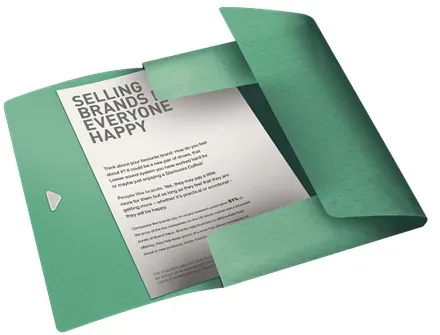 Esselte desky na dokumenty PP Colour'Breeze, svěží zelená
