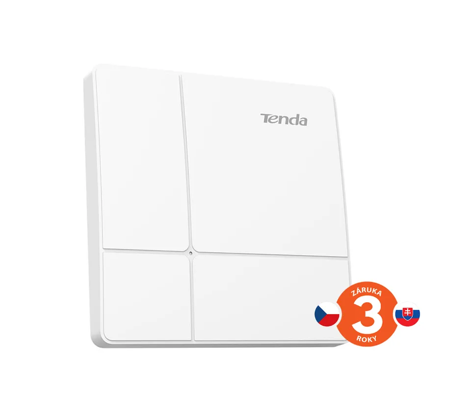 Tenda i24 WiFi AC1200 AP / Client+AP, 1x GLAN, 12xSSID, VLAN, aktivní PoE, stěna/strop