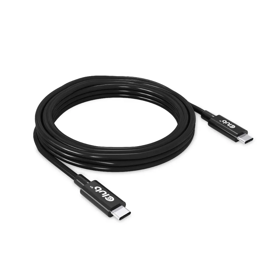Club3D Kabel USB4 Gen3x2 Typ C 8K60Hz UHD, 40Gbps, Power Delivery 240W, (M/M), 300cm