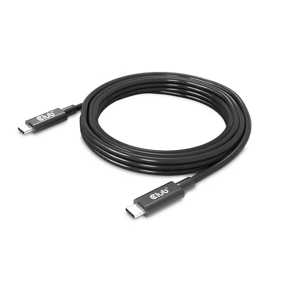 Club3D Kabel USB4 Gen3x2 Typ C 8K60Hz UHD, 40Gbps, Power Delivery 240W, (M/M), 300cm