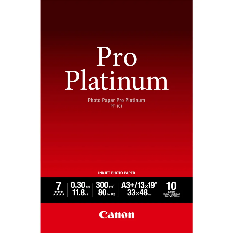 Canon fotopapír PT-101 A3+ 10ks, lesklý, 300g/m