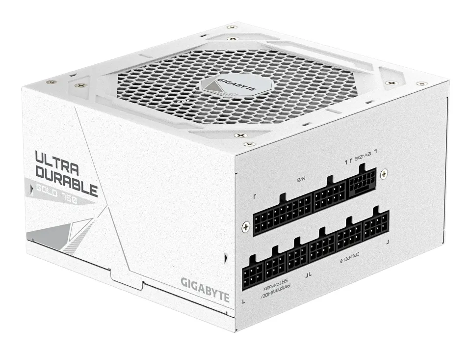 GIGABYTE zdroj UD750GM PG5 ICE 750W, 120mm, Plně modulární, 80 Plus Gold, ATX 3.1