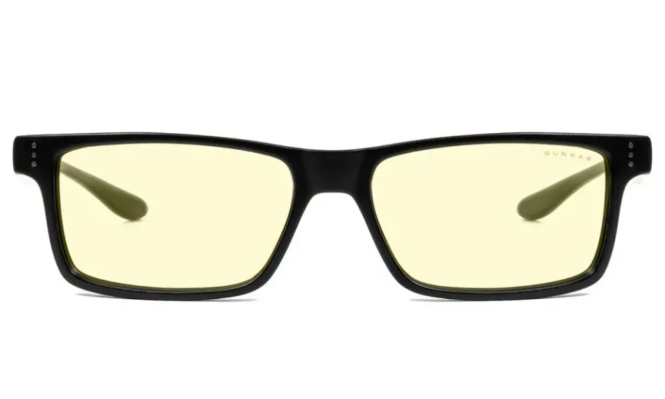 GUNNAR kancelářske/herní brýle VERTEX ONYX * jantárová skla * BLF 65 * NATURAL focus