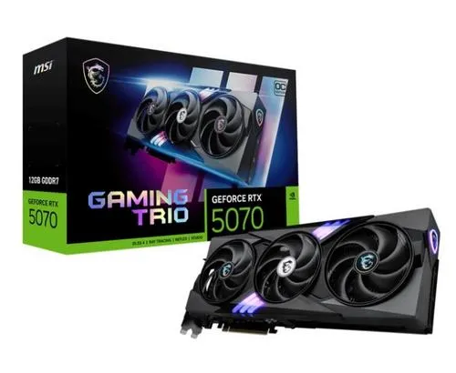MSI VGA GeForce RTX 5070 12G GAMING TRIO OC