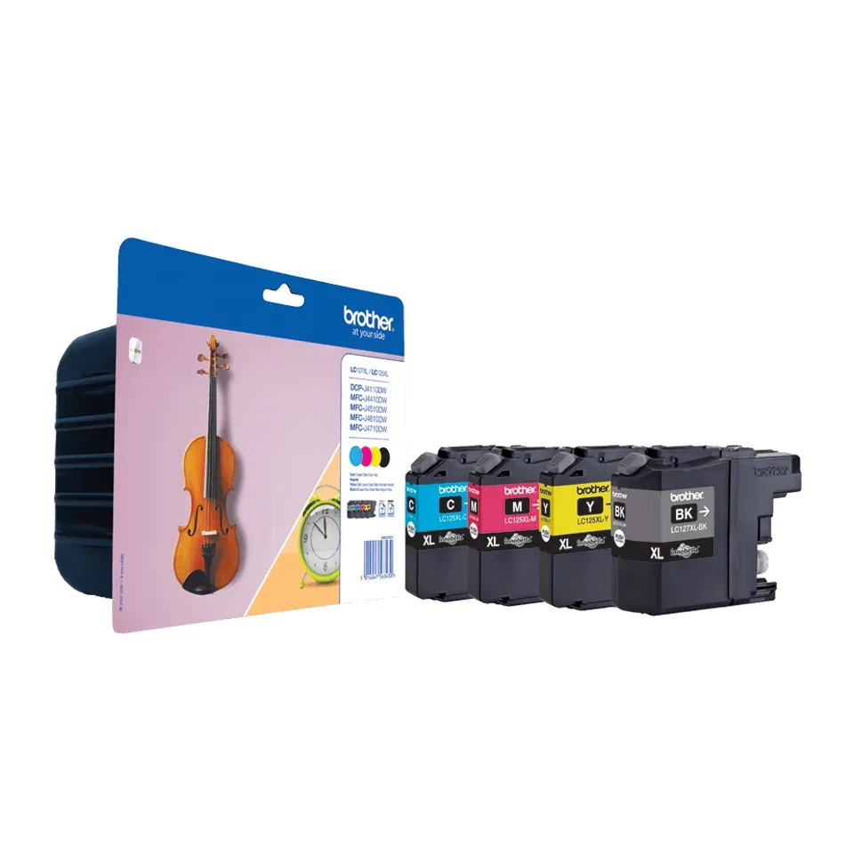 Brother LC-127XLVALBP (inkoust multipack - černá + tři barvy)