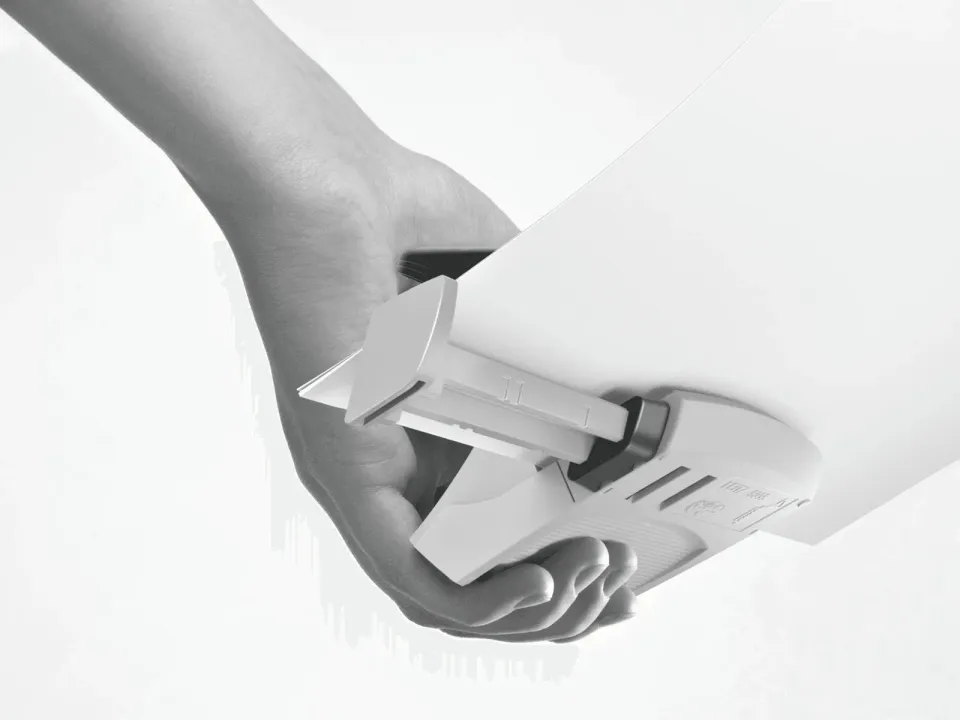 LEITZ Mini děrovačka NeXXt 5060, ledově modrá