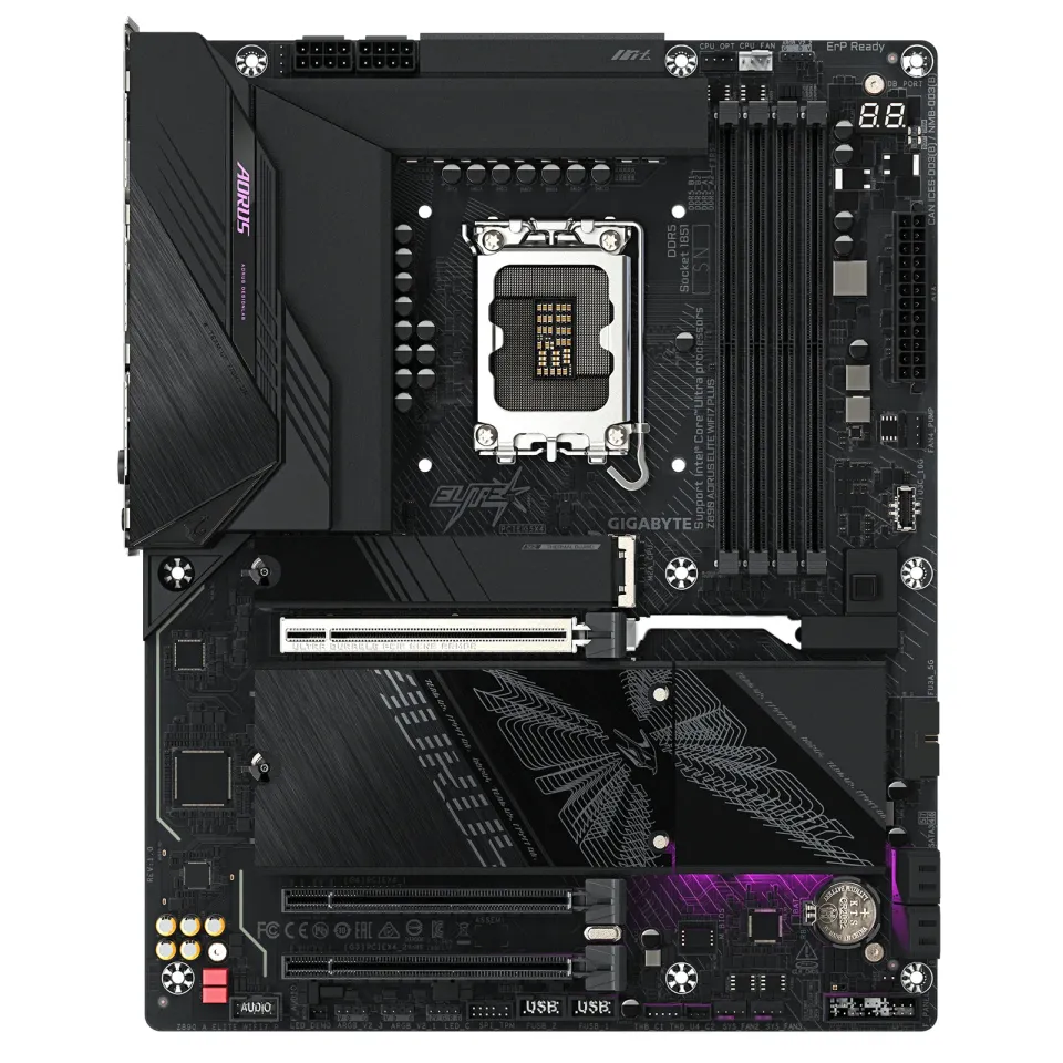 GIGABYTE MB Sc LGA1851 Z890 A ELITE WIFI7 PLUS, Intel Z890, 4xDDR5, WiFi, 1xUSB4, 1xDP