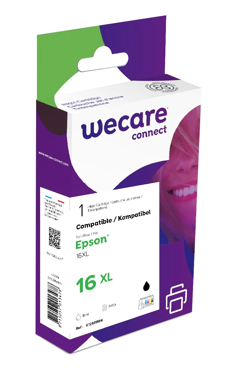 WECARE ARMOR ink kompatibilní s EPSON C13T16314012,černá/black