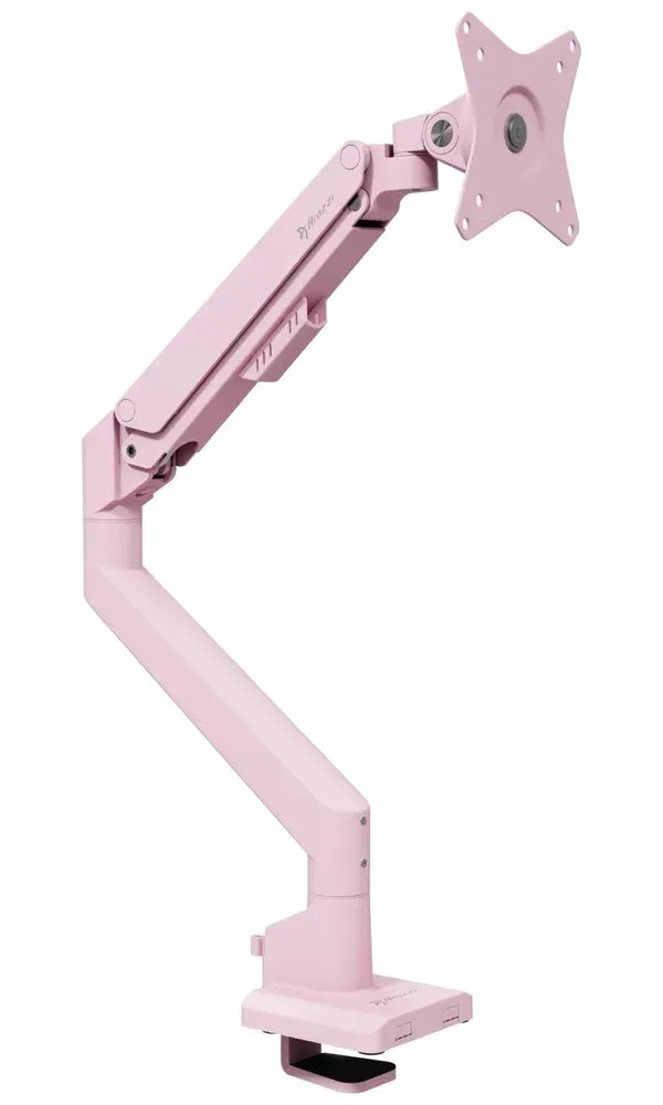 AROZZI ALZARE NEO Pink/ stolní držák pro monitory/ plynový píst/ kovový/ růžový