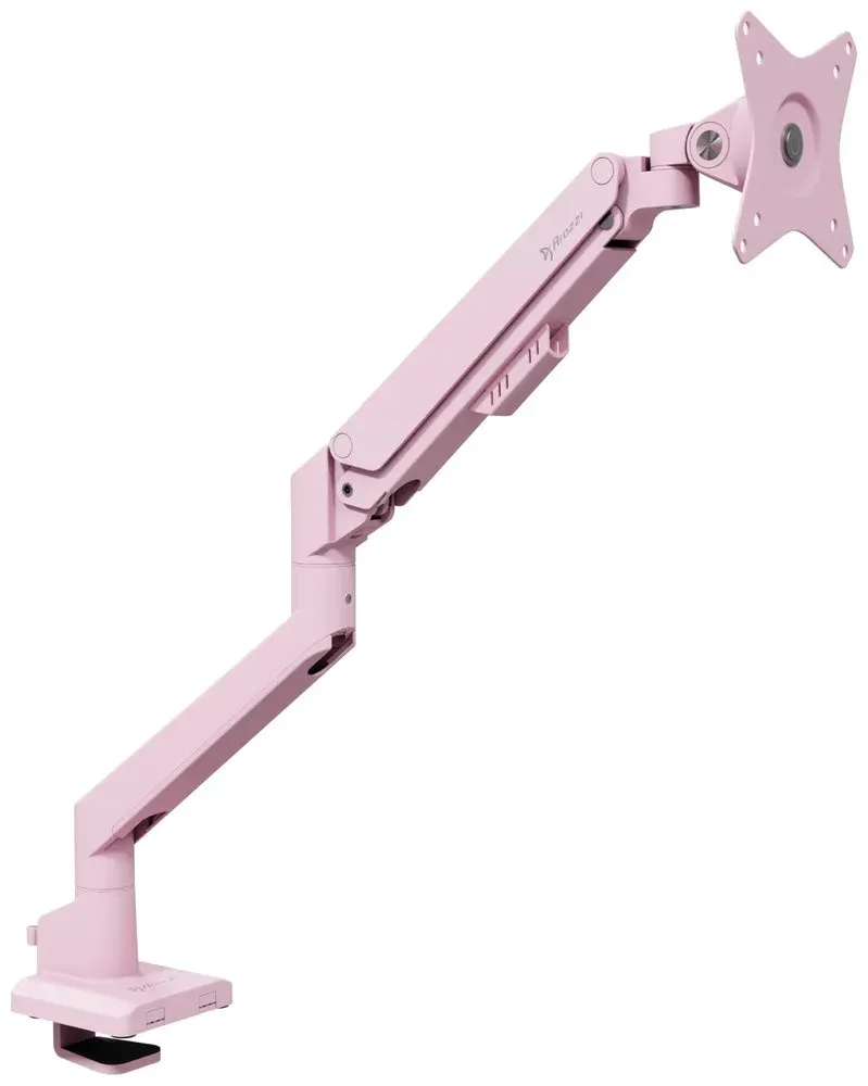 AROZZI ALZARE NEO Pink/ stolní držák pro monitory/ plynový píst/ kovový/ růžový