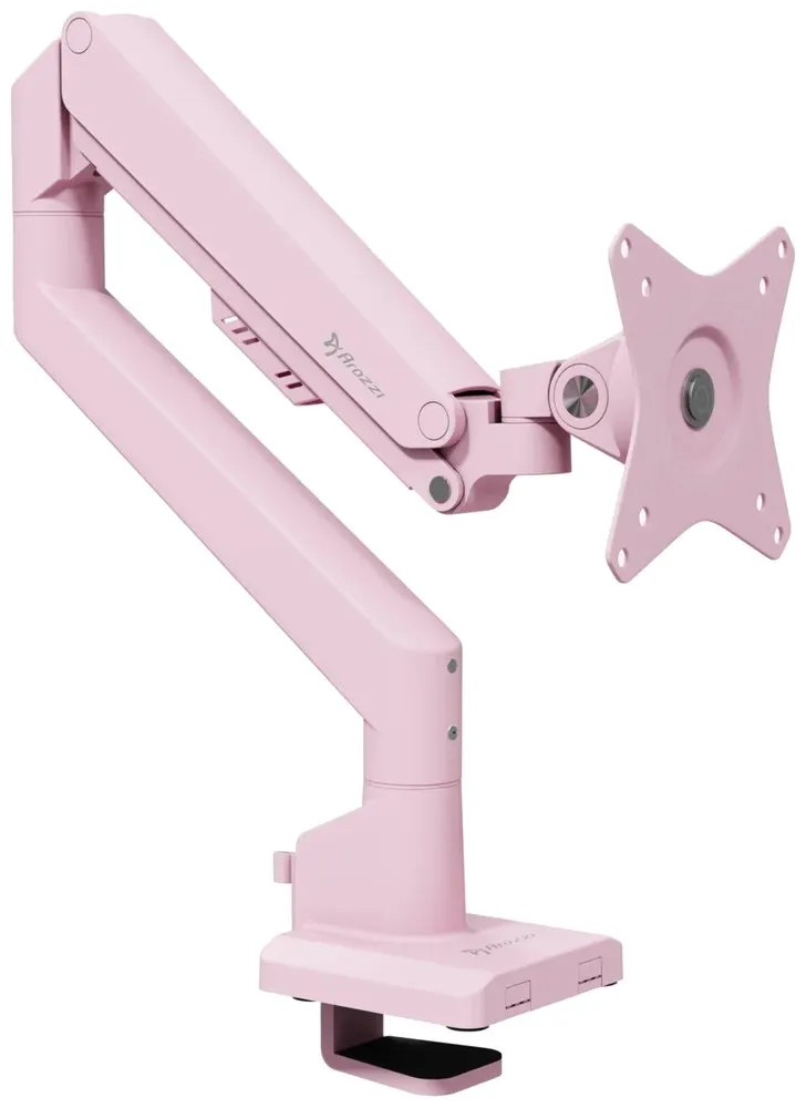 AROZZI ALZARE NEO Pink/ stolní držák pro monitory/ plynový píst/ kovový/ růžový