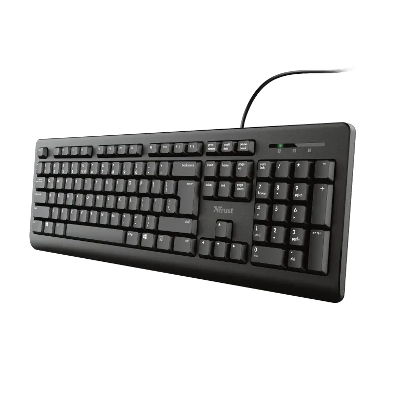 TRUST klávesnice PRIMO, membránová, USB, CZ/SK