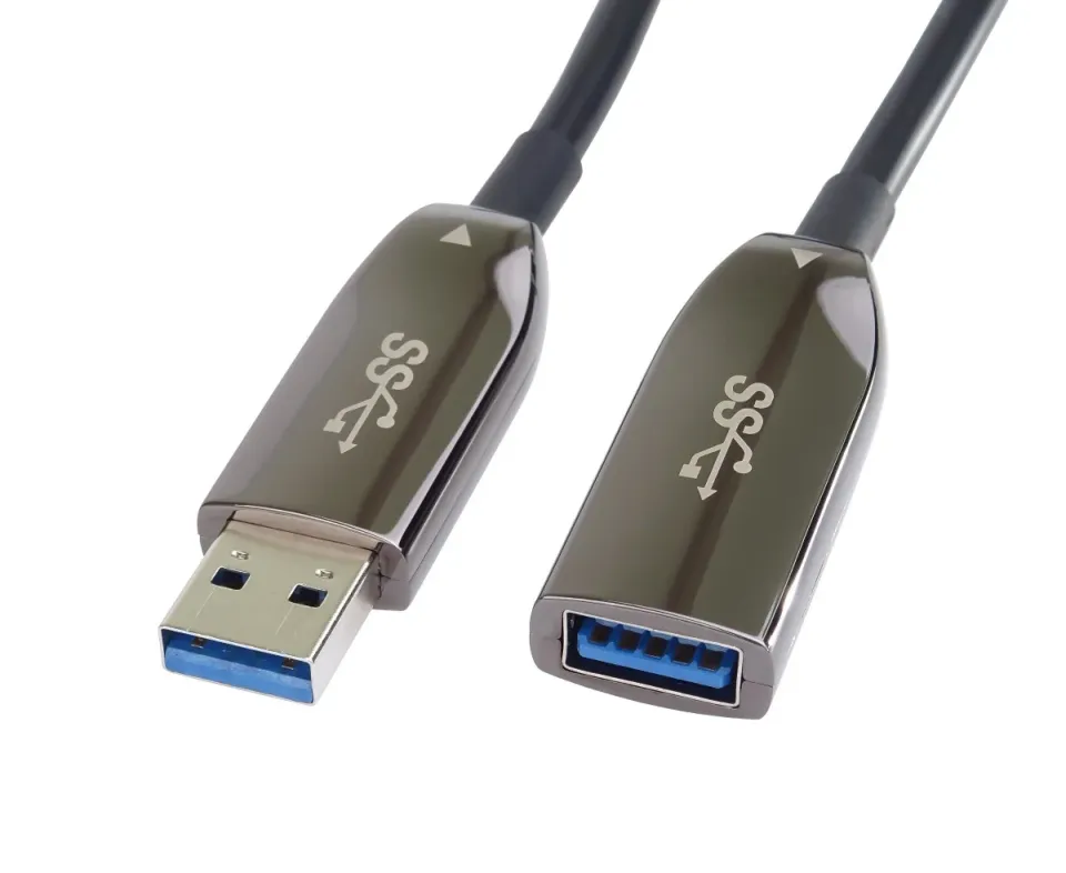 PremiumCord USB 3.0 prodlužovací optický AOC kabel A/Male - A/Female 30m
