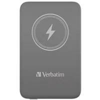 VERBATIM Powerbanka Charge 'n' Go, Magnetická, 10000 mAh, USB-C, Šedá
