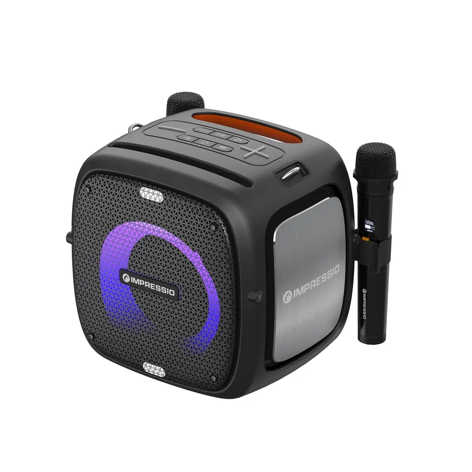 C-TECH repro Impressio Qubis, Party reproduktor, 80W, Bluetooth, SD, USB, AUX, 2