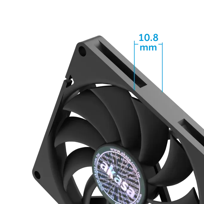 ventilátor Akasa - 8 cm slim