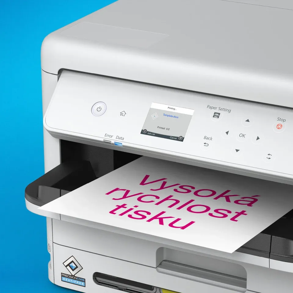 EPSON tiskárna ink WorkForce WF-C5390DW, A4, 25ppm, USB, LAN, Wi-Fi (Direct)