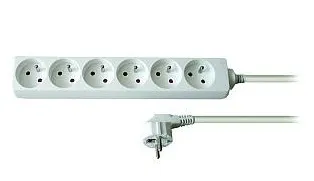 Kabel prodlužovací 5m 6x zásuvka
