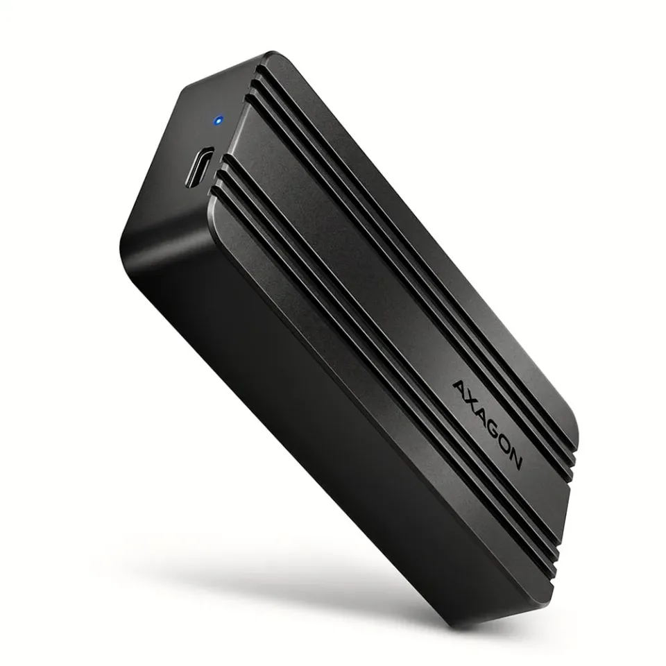 AXAGON EEM2-40G, USB-C 40Gbps externí box pro M.2 NVMe SSD, zesílený hliník