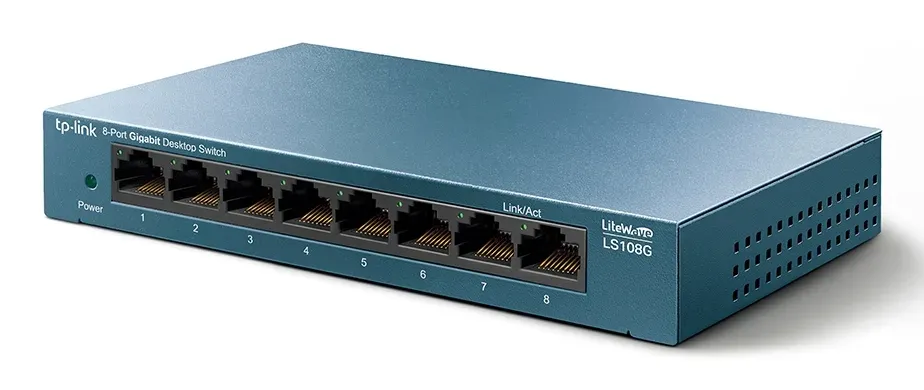 TP-Link LiteWave switch LS108G (8xGbE, fanless)