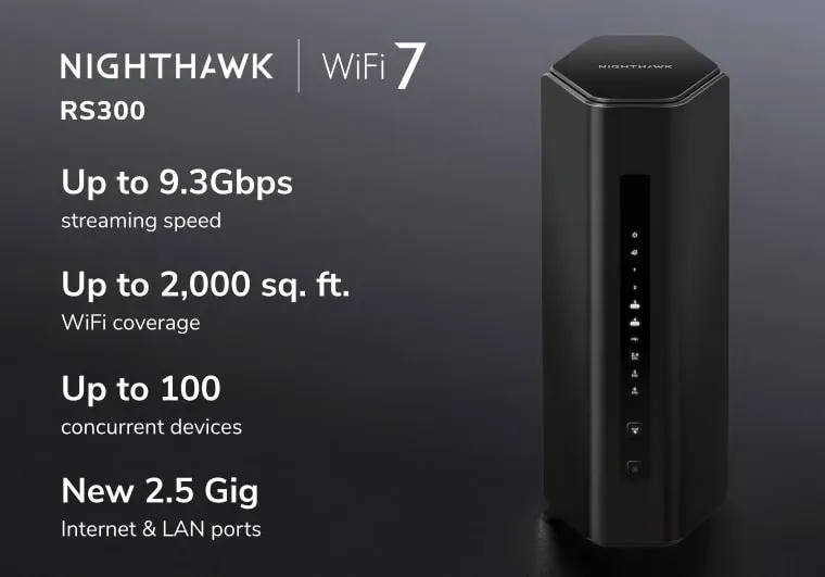 5PT NIGHTHAWK WIFI 7 BE9300 ROUT