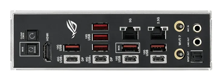 ASUS MB Sc AM5 ROG CROSSHAIR X870E HERO BTF, 4xDDR5, WIFI, 1xHDMI, 2xThunderbolt, ATX