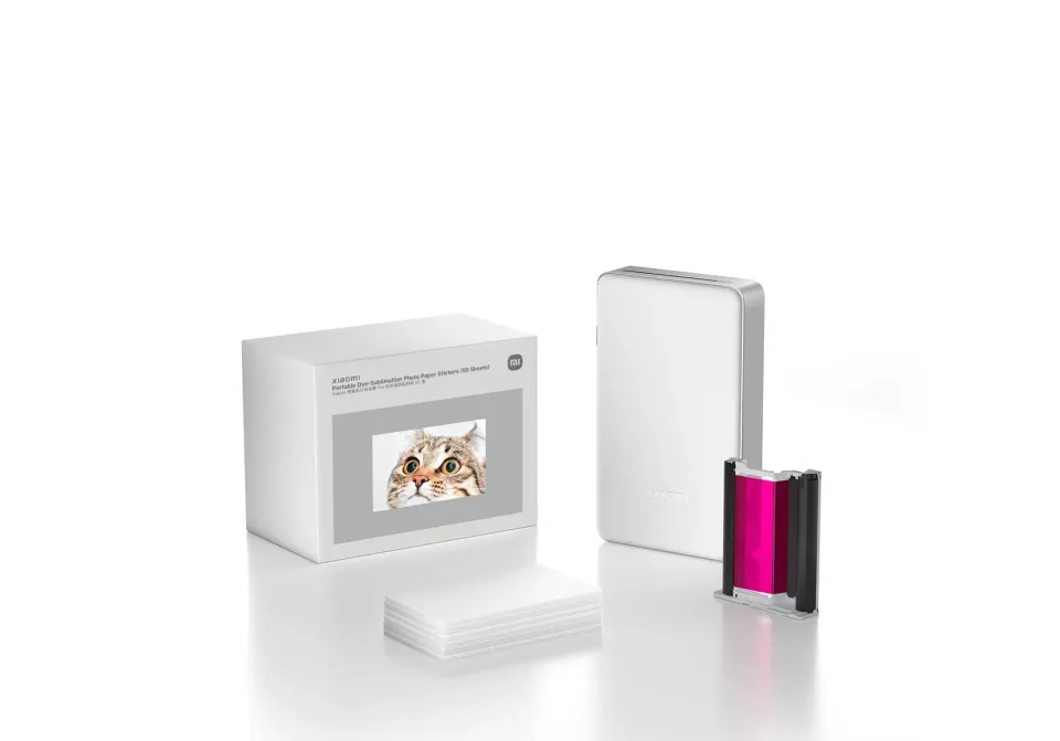 Xiaomi Portable Dye-Sublimation Photo Paper Stickers (50 Sheets)