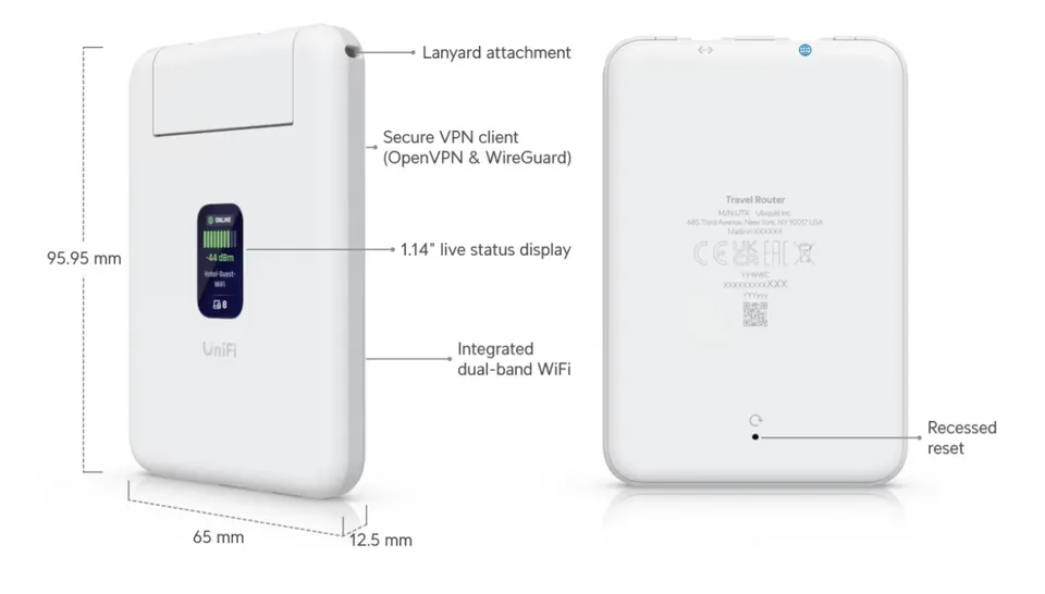 Ubiquiti UTR, UniFi Travel Router