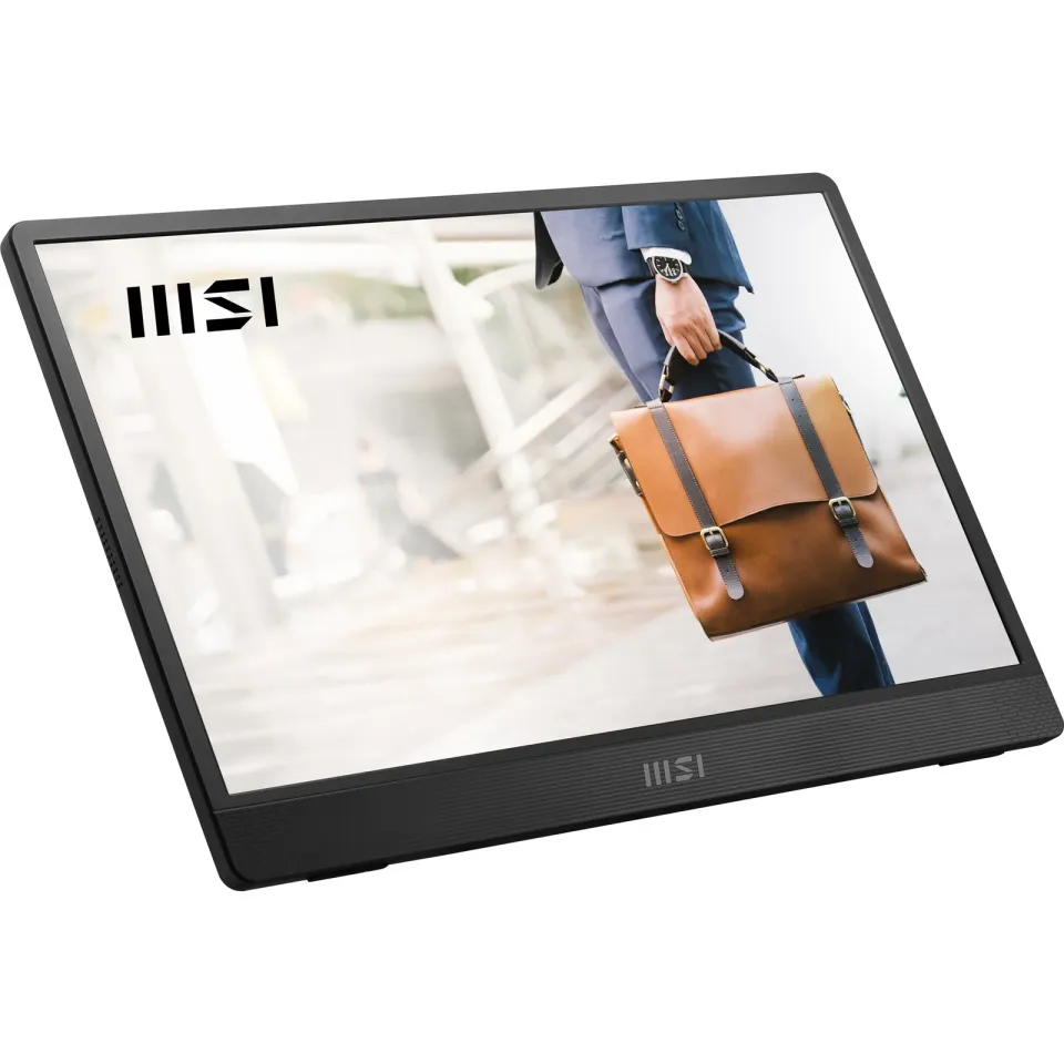 MSI přenosný ultra tenký monitor PRO MP161 E2, 15,6" IPS/1920 x 1080 FHD/60Hz/4m