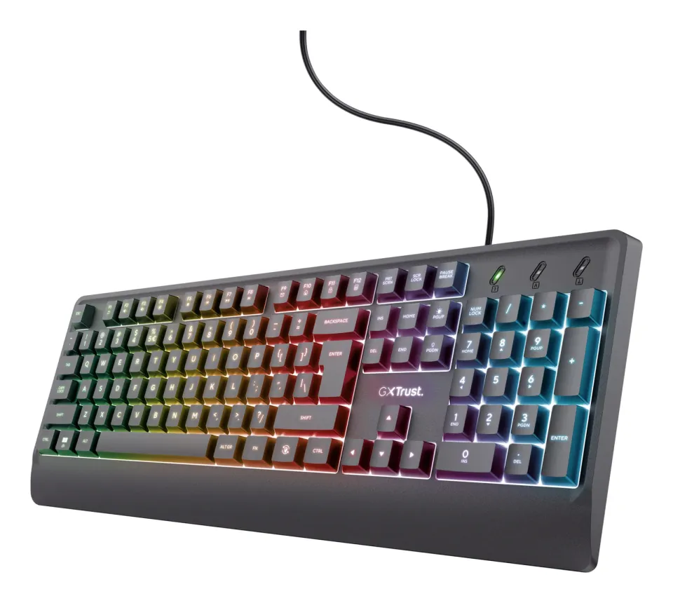 TRUST Sada sluchátka + myš + klávesnice + mousepad GXT 792 Quadrox 4v1 Gaming Bundle EN - Anglický jazyk