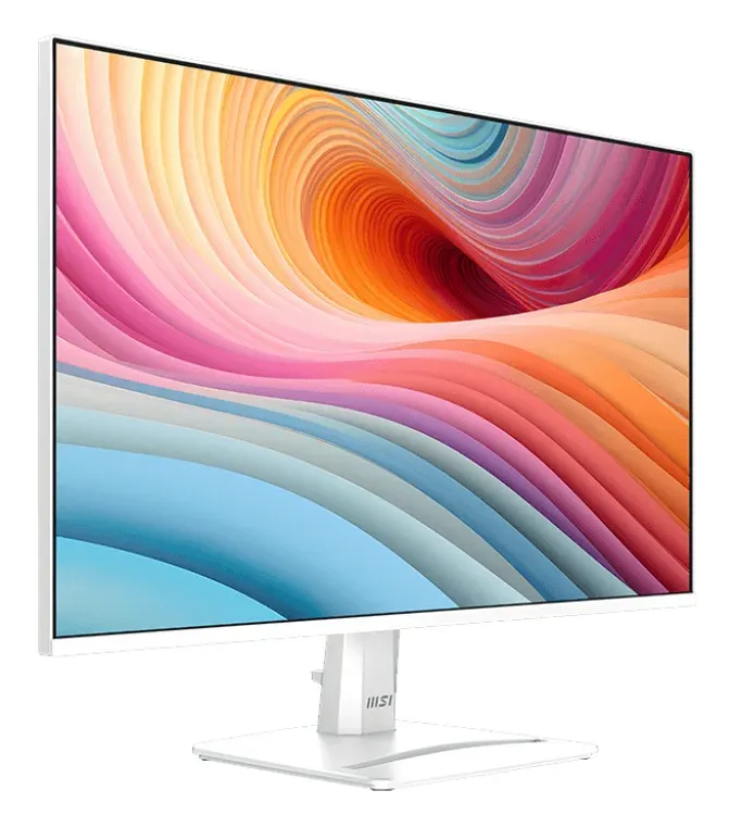 MSI monitor PRO MP275W E2, 27" IPS/1920 x 1080 (FHD)/120Hz/1ms/DP/HDMI/D-Sub/bíl
