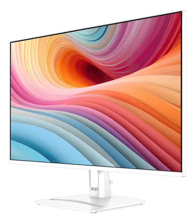 MSI monitor PRO MP275W E2, 27" IPS/1920 x 1080 (FHD)/120Hz/1ms/DP/HDMI/D-Sub/bíl