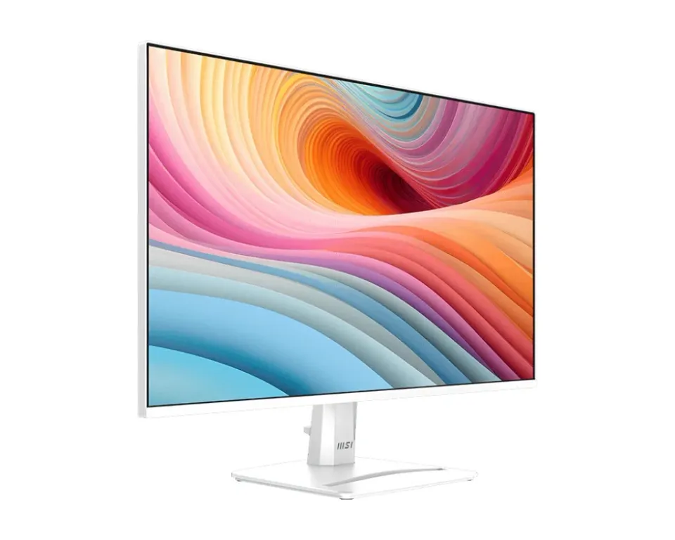 MSI monitor PRO MP275W E2, 27" IPS/1920 x 1080 (FHD)/120Hz/1ms/DP/HDMI/D-Sub/bíl