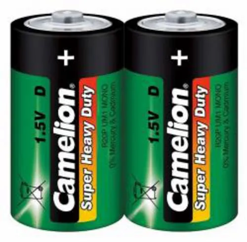 CAMELION 2pack SUPER HD MONO/D/LR20 baterie zinková (cena za 2pack)