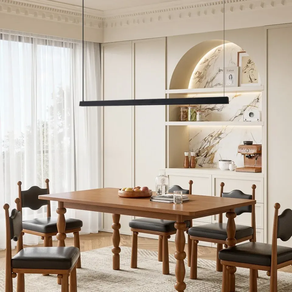 IMMAX NEO MADEIRA SMART lineár osvětlení, dřevo černé, 202cm, Wi-Fi, TUYA