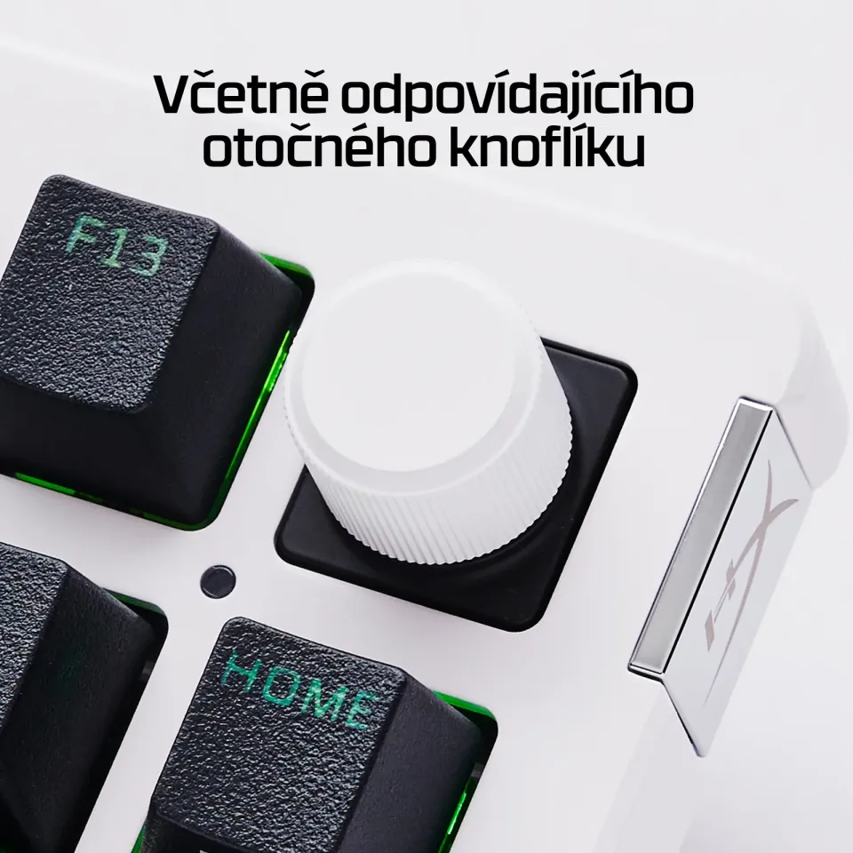 HyperX Alloy Rise Top Plate - horní deska, modrá